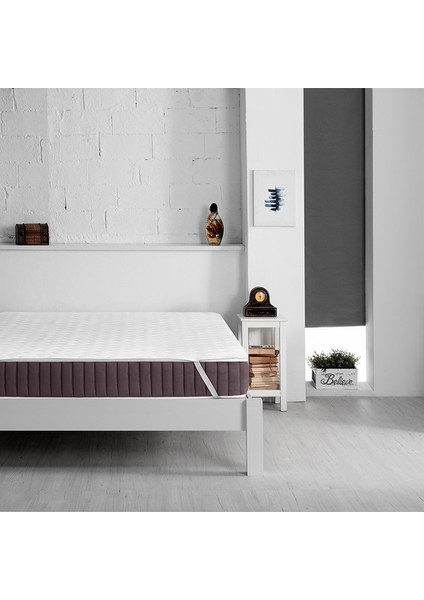 Kapitone Eko Pamuklu Köşe Lastikli Çift Kişilik Yatak Koruyucu Ped 160X200 fırsatları