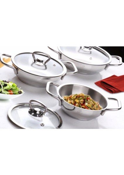 Stil 6 Parça Çelik Sahan Seti modelleri