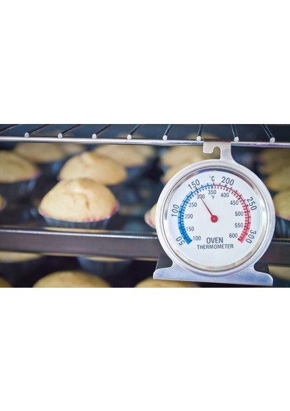 Oven Fırın Termometresi 50°c - 300°C Derece Arası Isı Ölçer A-180