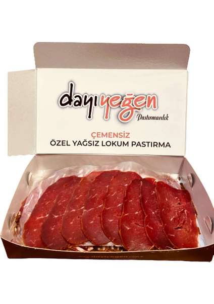 Dayı Yeğen Çemensiz Özel Yağsız Pastırma 500 gr Doğal - Kayseri