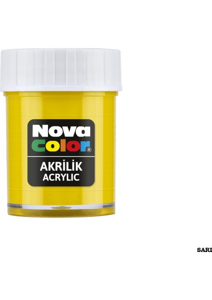 Şişe Akrilik Boya 30 cc Sarı NC-169