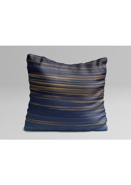 Lacivert Desenli Üçlü Yastık Kılıf Seti modelleri