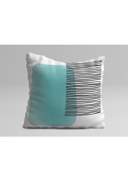 Alban Home Turkuaz Desenli Üçlü Yastık Kılıfı Seti modelleri