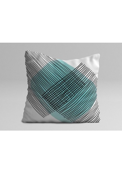 Alban Home Turkuaz Desenli Üçlü Yastık Kılıfı Seti indirimleri