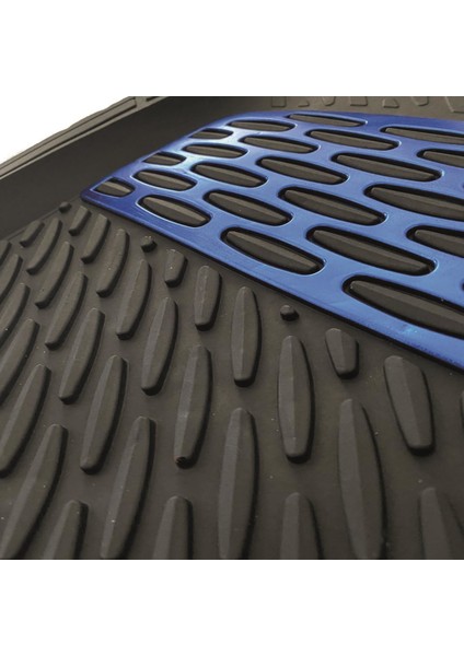 Safir Volkswagen Bora 2006 2011 Krom Mavi 3D Paspas