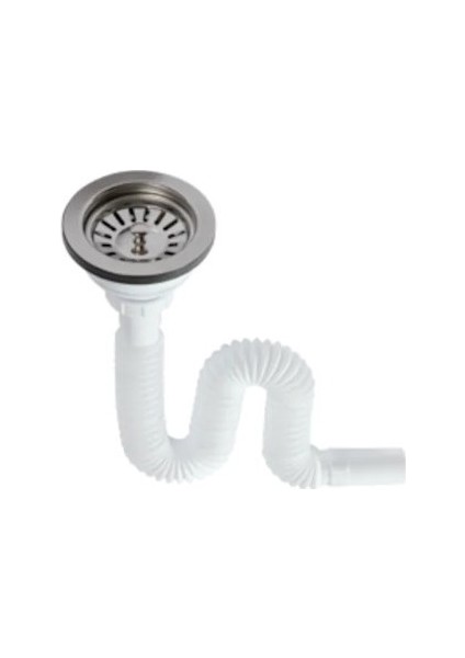 Çöpmak Lavabo Sifonu Geniş Ağızlı Lavabo Gider Borusu