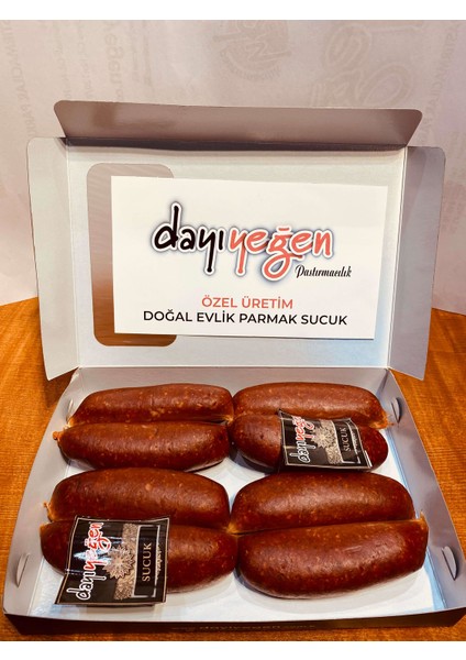 Yerli Kesim %100 Doğal Evlik Sucuk 1 kg - Kayseri