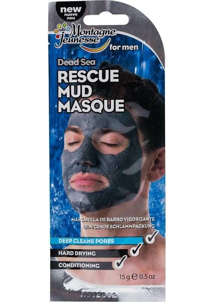 Men Dead Sea Rescue Erkek Yüz Maskesi 25 gr