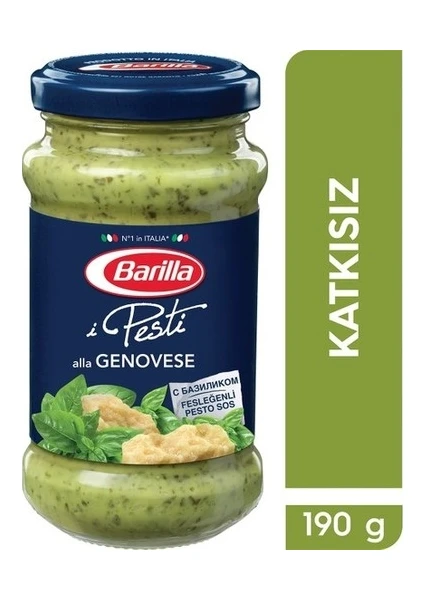 Pesto Gnovese Fesleğenli Makarna Sosu 190 gr