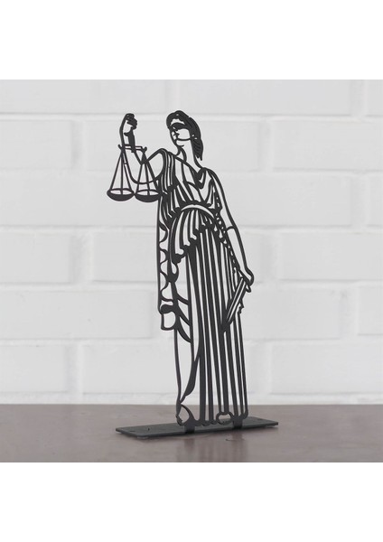 Justıce Masaüstü Metal Ürünler 13 x 30 cm Metal Duvar Dekoru fiyatları