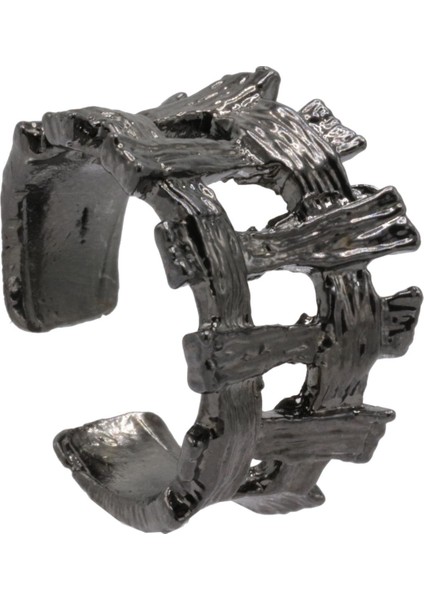 Kadın Antrasit Lak Kaplama Ayarlanabilir Çit Yüzük