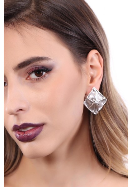 Kadın Antik Gümüş Kaplama Çivili Bohem Küpe modelleri