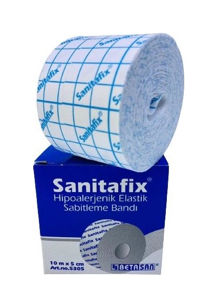 Sanitafix 5305 Esnek Sabitleme Bandı Fix Flaster 10M x 5cm