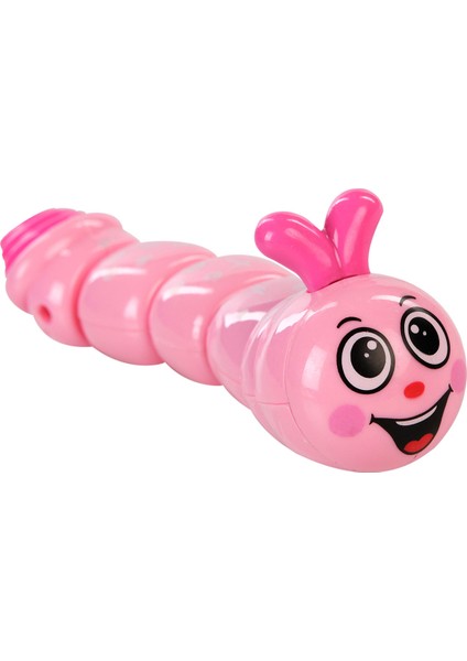 Kurmalı Neşeli Tırtıl Pembe