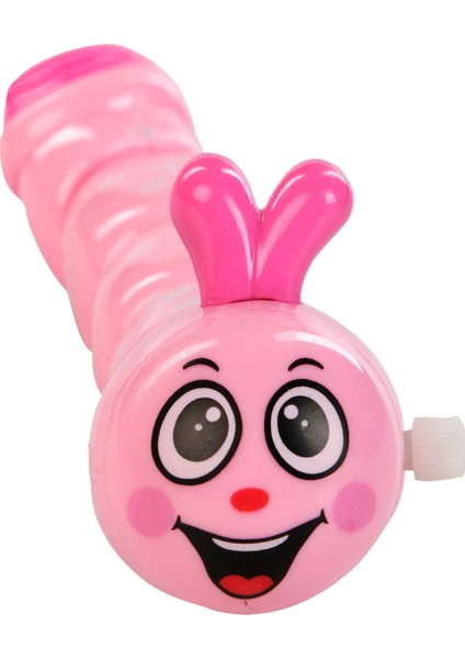 Kurmalı Neşeli Tırtıl Pembe