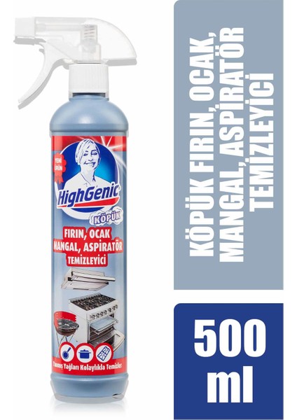 Fırın, Ocak, Mangal, Aspiratör Temizleyici ( KÖPÜK ) 500 ml