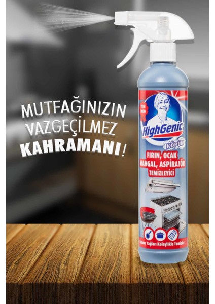 Fırın, Ocak, Mangal, Aspiratör Temizleyici ( KÖPÜK ) 500 ml