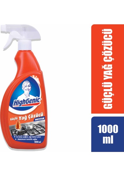 Güçlü Yağ Çözücü 1000 ml