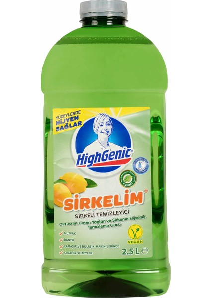 SIRKELIM TEMIZLEYICI ORG.LIMONLU SPREY 1000 ML