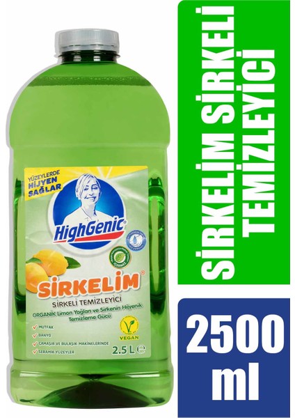 SIRKELIM TEMIZLEYICI ORG.LIMONLU SPREY 1000 ML
