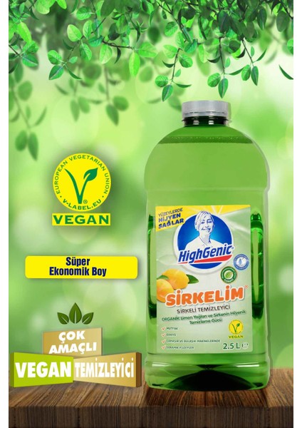 SIRKELIM TEMIZLEYICI ORG.LIMONLU SPREY 1000 ML