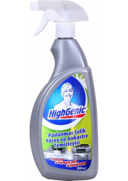 Paslanmaz Çelik Yüzey ve Ankastre Temizleyici 1000 ml