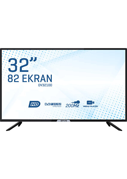 OV32100 32" 82 Ekran Uydu Alıcılı HD LED TV