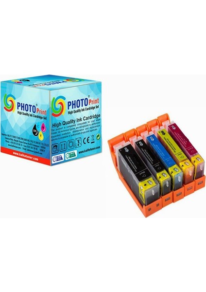 Pixma TS9551C PGI-580XL-CLI-581XL Kartuş Takım Set