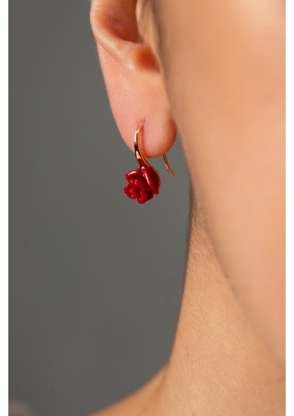 Kadın Gül Model Küpe modelleri