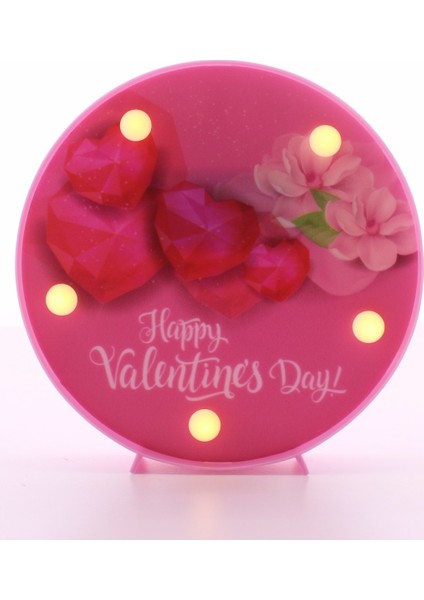 Dekoratif 3D LED Lamba Valentines Day LED Lamba