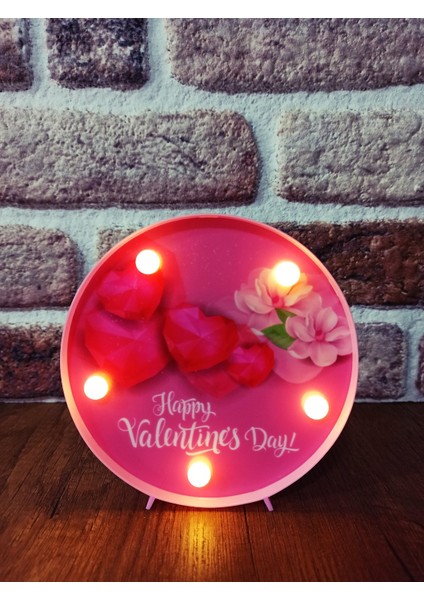 Dekoratif 3D LED Lamba Valentines Day LED Lamba