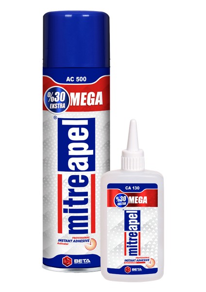 Mitre Apel Hızlı Yapıştırıcı 130GR+500ML AC500