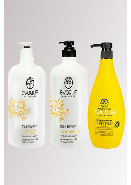 Therapy Sülfatsız Şampuan 1000ML + Saç Kremi 100ML + Non-Ammonıa Arındırcı Şampuan 1000ML