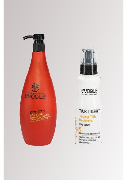Professıonal Sülfatsız Şampuan 1000 ml + Evoque Mılk Therapy Saç Serum 125 ml