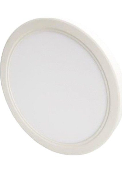 25W Damla Yuvarlak Sıva Üstü LED Panel Armatür CT-5271 - Beyaz Işık Plastik Kasa CT-5271B-PLS