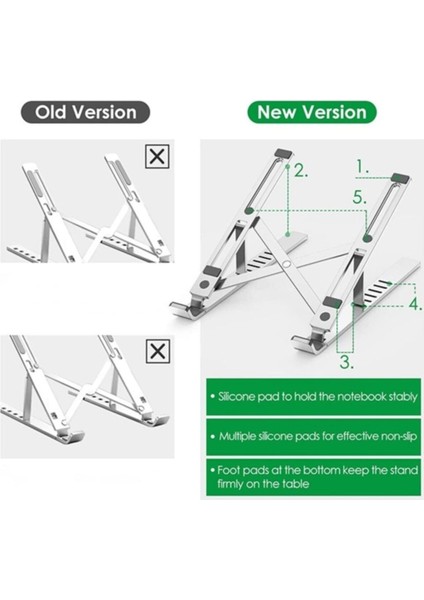 Stand MacBook Notebook Katlanabilir Metal Standı