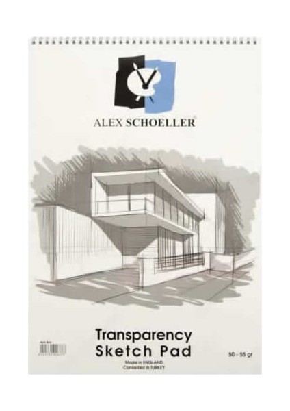 ALX-777 Spiralli Eskiz Bloknot 50-55 gr 50 x 70 cm 30'lu