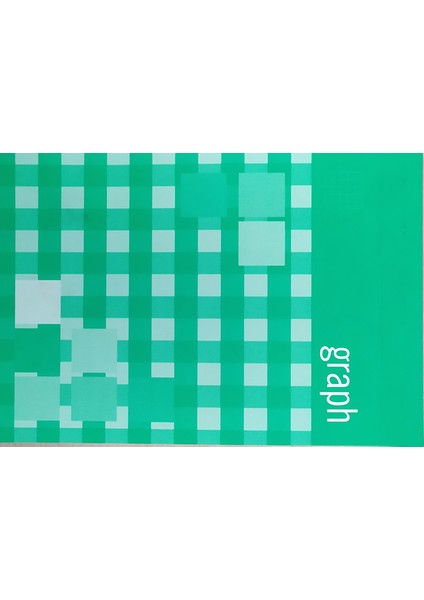 123072 A6 80 Yaprak Karton Kapak Kareli Bloknot