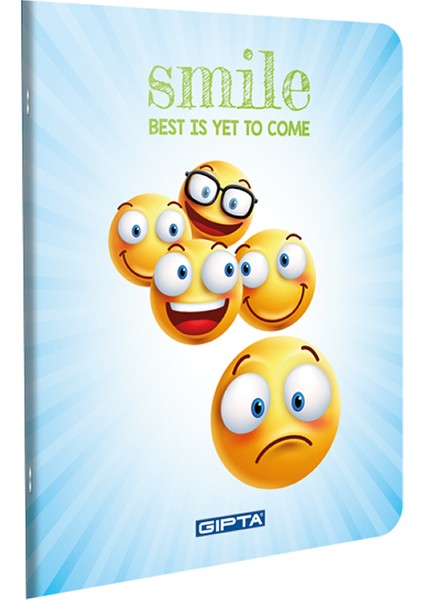 Smile A4 80 Yaprak Kareli Tel Dikişli Defter