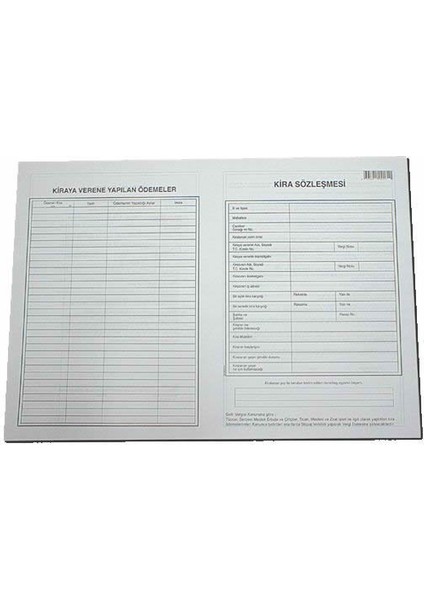 Kira Kontratı 100'lü