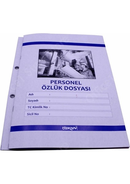 Evrak Düzenleyici Dosya Personel Özlük Dosyası 1 Adet Mavi Renk A4 Ölçülerinde