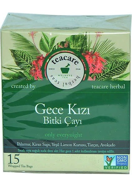 Gece Kızı Çayı 15 Süzen Poşet