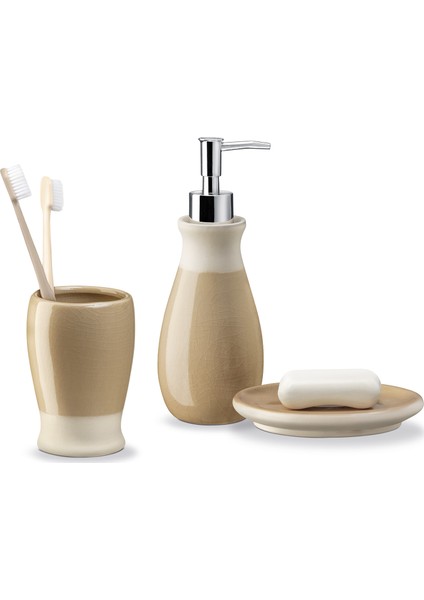 Ellise 3'Lü Banyo Seti