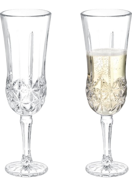 Estee 4'Lü İnce Uzun Kadeh Seti