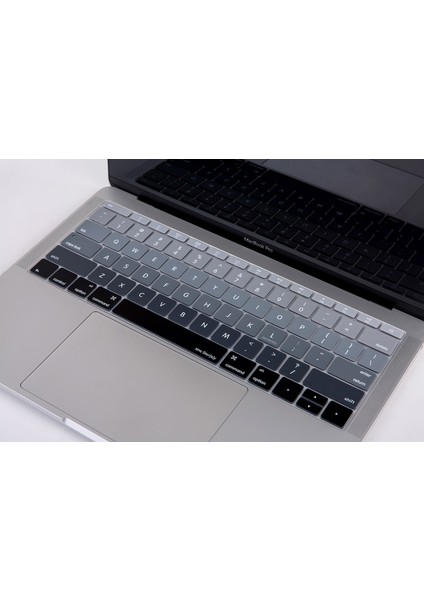 Laptop Macbook Pro Klavye Kılıf US(ABD) İngilizce Baskılı A1534 A1708 ile Uyumlu Ombre