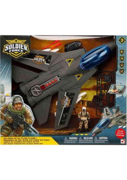 Sesli ve Işıklı Soldier Force Air Hawk Attack Oyun Seti fiyatları