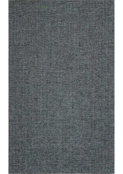 Yuvarlak Antrasit Gri Renk Hasır Dokulu Modern Kilim BRK01ANTRASIT Yuvarlak