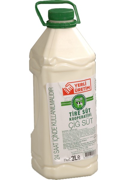 Süt Kooperatifi Çiğ Süt 3 lt