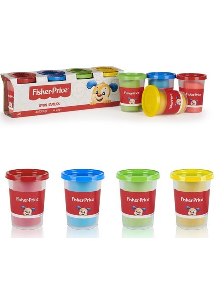 Oyun Hamuru 4lü Paket 4*100GR