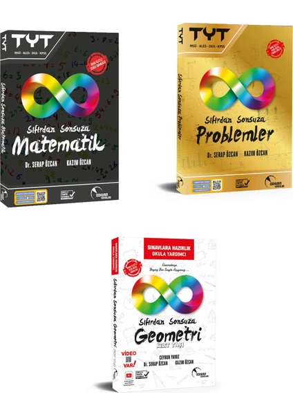 Doktrin Yayınları TYT Matematik - Geometri - Problemler Üçlü Set